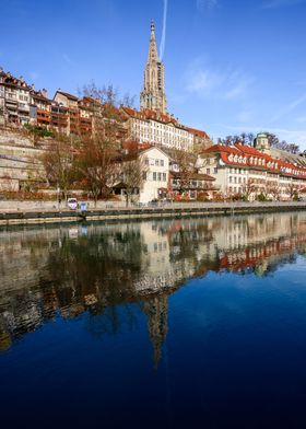 River Aare Reflections