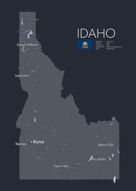 IDAHO Map