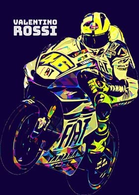 Valentino Rossi Pop Art