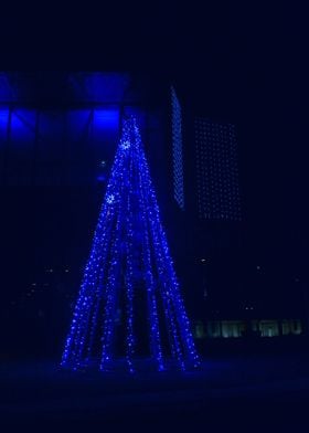 christmas tree blue Noel