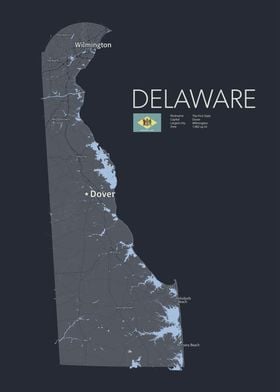 DELAWARE Map