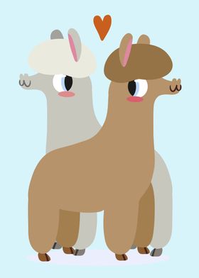 couple llama