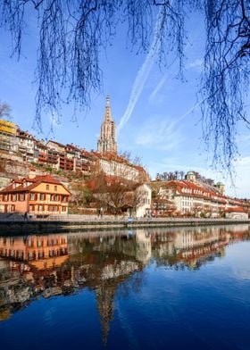 River Aare Reflections