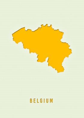 MAP BELGIUM 