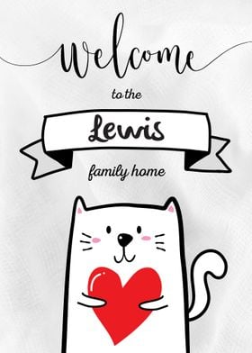 Lewis Family Home Cat