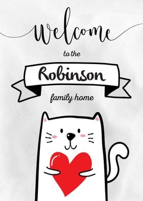 Robinson Family Home Cat