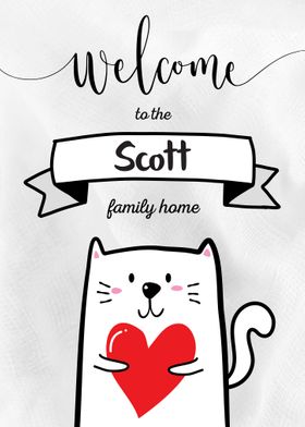 Scott Family Home Cat