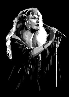 Stevie Nicks BW