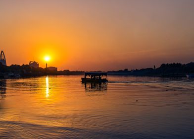 Sunset on the Nile