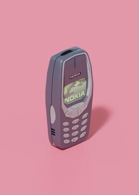 NOKIA phone lowpoly