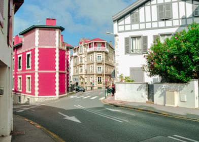 Pink city building