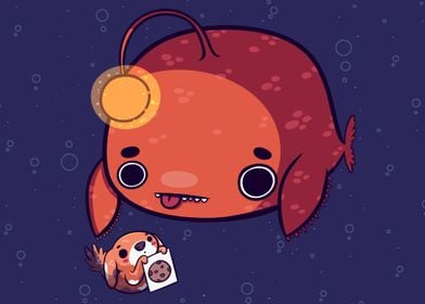 Pupperfish And Anglerfish