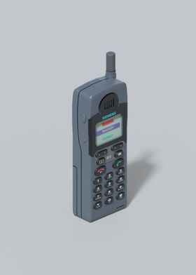 Siemens S10 phone lowpoly