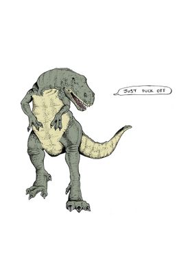 Grumpy Allosaurus