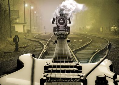 Guitare train