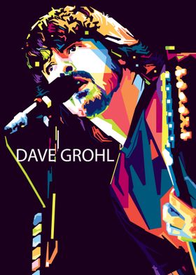 Dave Grohl in wpap disgn