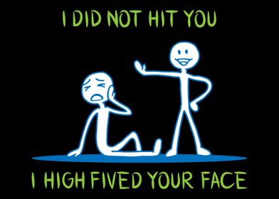 I Did Not Hit You I High F
