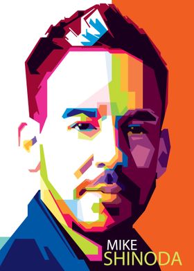 Mike Shinoda in wpap disgn