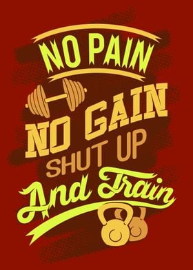 No pain no gain 