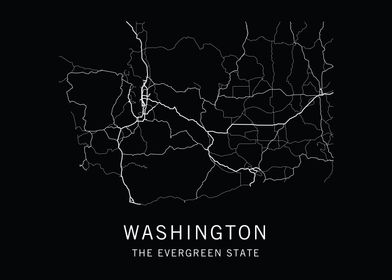 Washington State Road Map