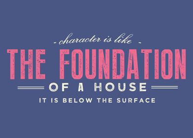 foundation of a house