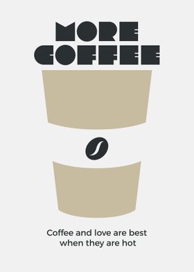 Typography Coffee Poster