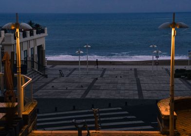 Lamppost on the Ocean