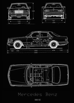 Mercedes Benz 560SE