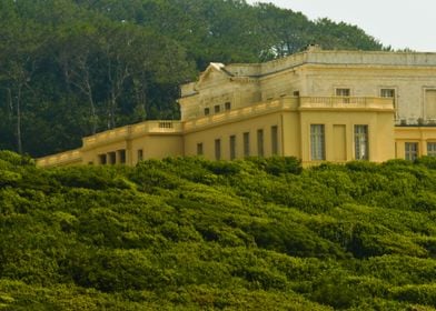 Villa behind the forest