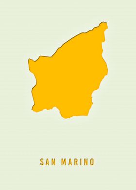 MAP OF SAN MARINO