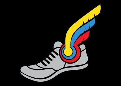 Winged Sneaker For Track 