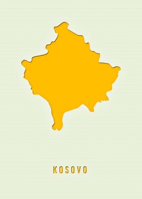 MAP OF KOSOVO