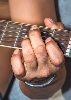 Man playing guitar