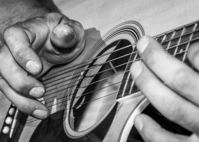 Man playing guitar 