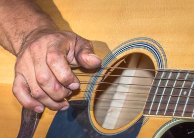 Man playing guitar