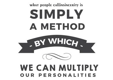 multiply our personalities