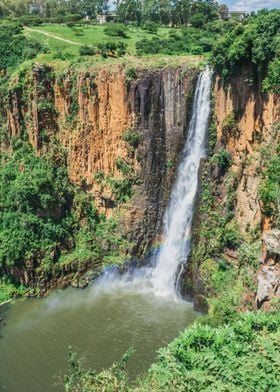 Large waterfall