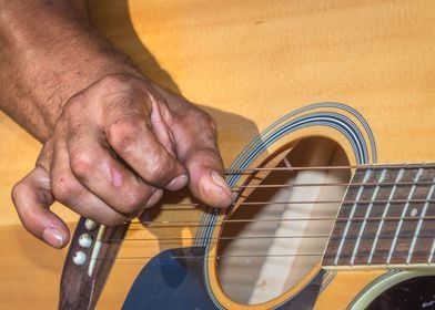 Man playing guitar 