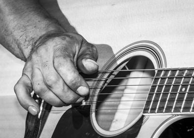 Man playing guitar 