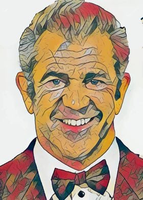 Mel Gibson Portrait