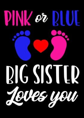 Pink or blue big sister lo