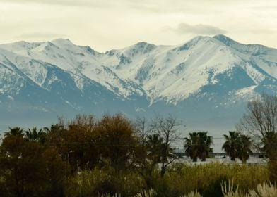 Canigou Mountain Snow