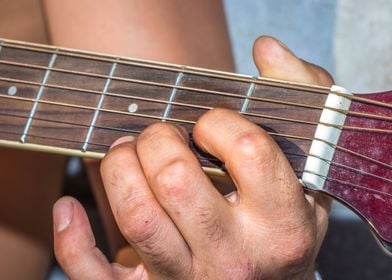 Man playing guitar 