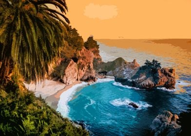 California Big Sur Sunset