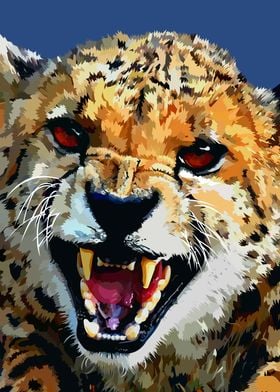 Angry jaguar