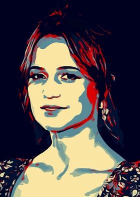 Alicia Vikander Portrait