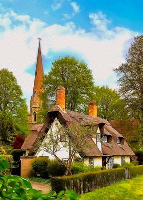 Houghton village England