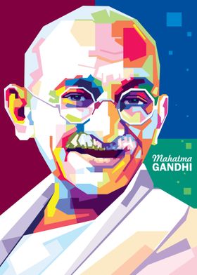 Mahatma Gandhi in wpap