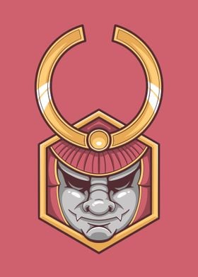 Geometric Samurai Crest