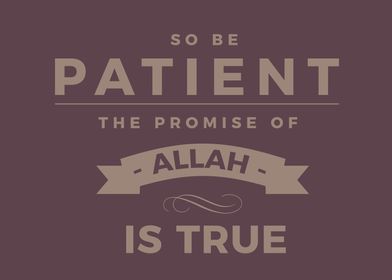 promise of Allah is true